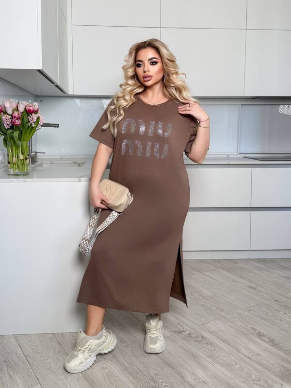 Trikotažinė suknelė - MIU MIU - Image 7
