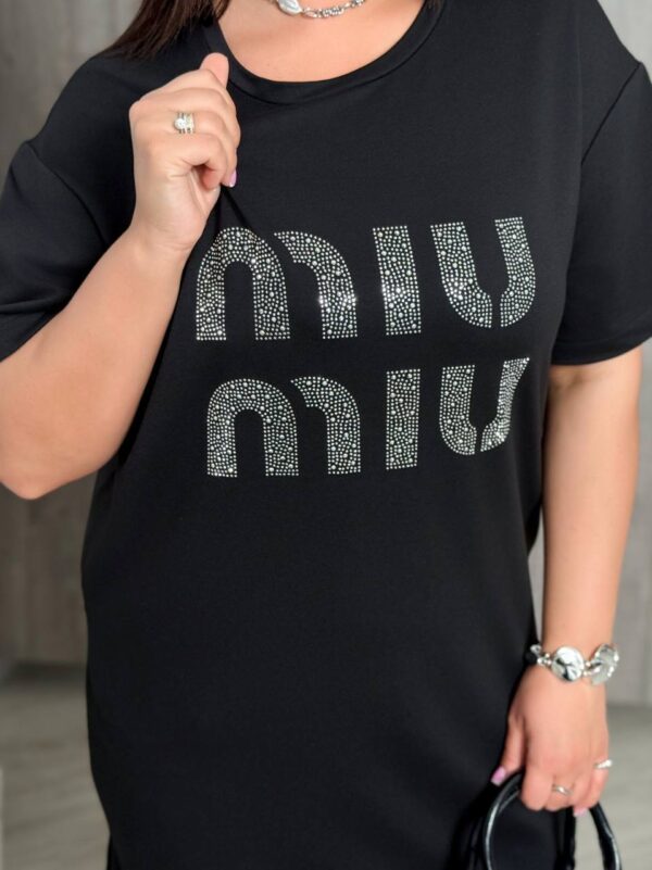 Trikotažinė suknelė - MIU MIU - Image 3