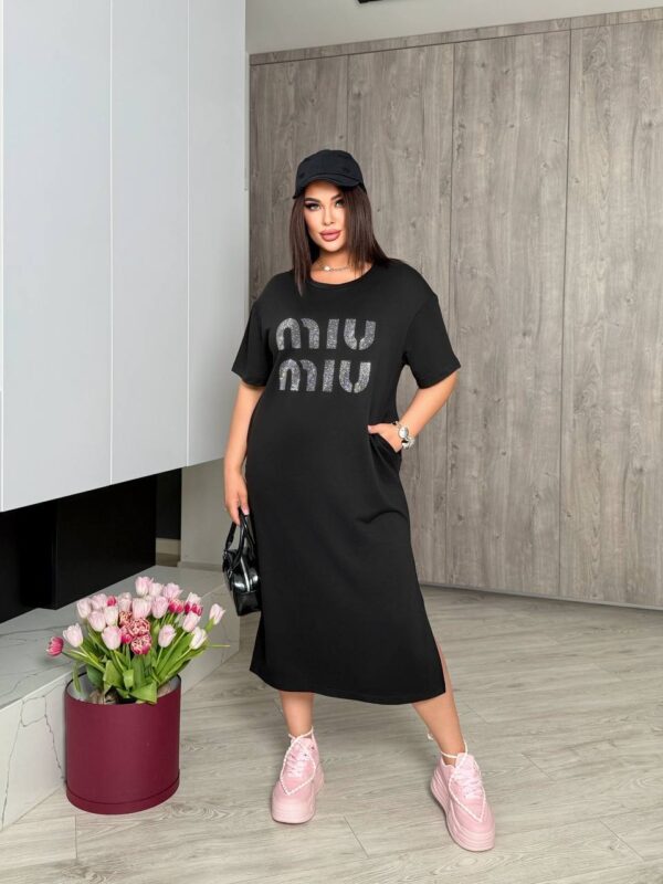 Trikotažinė suknelė - MIU MIU - Image 2